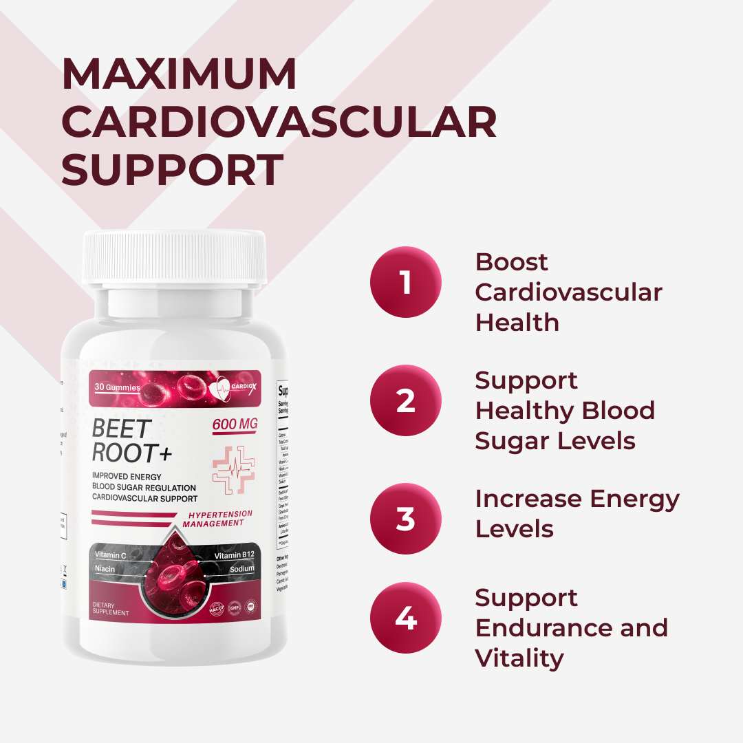 Gomitas CardioX de Remolacha+