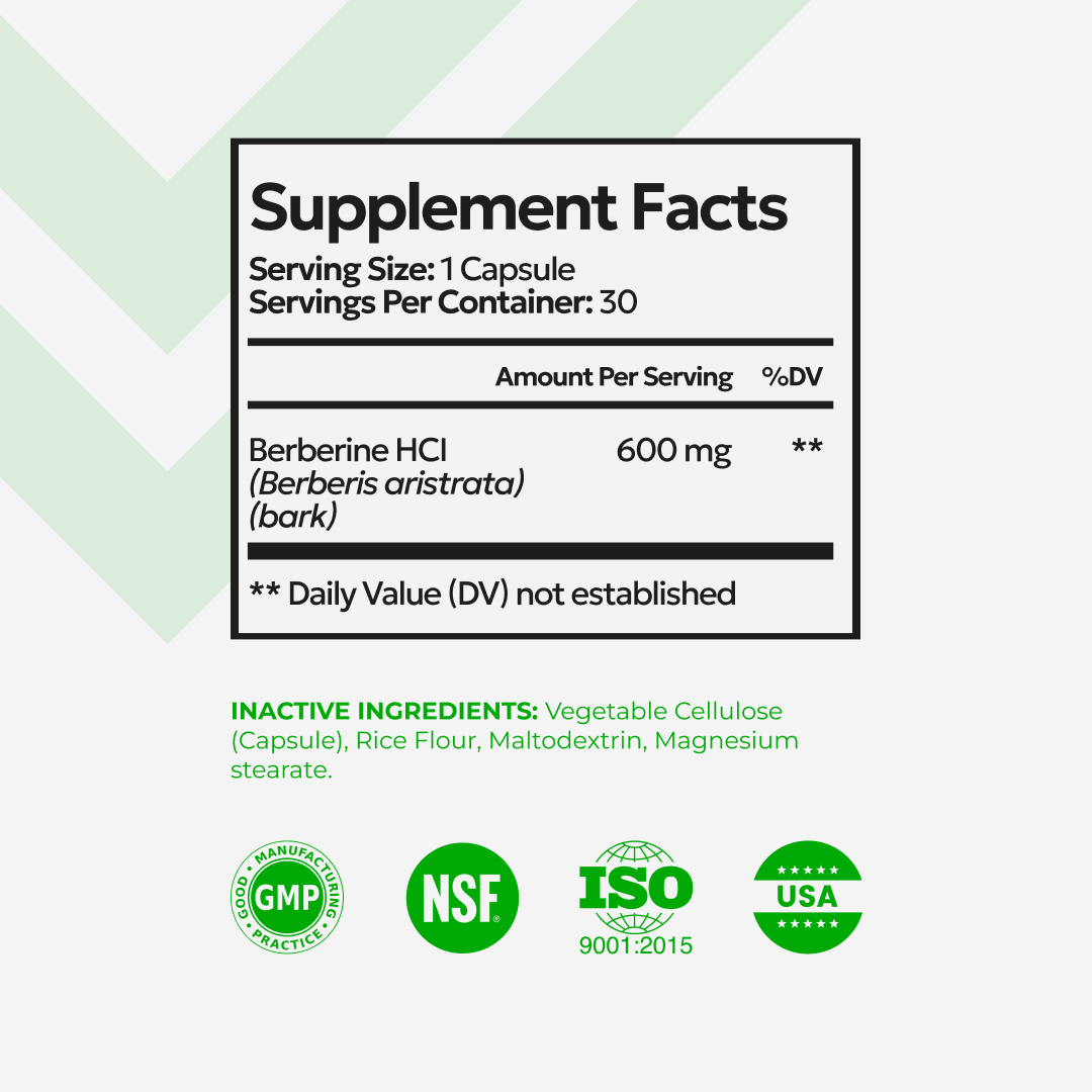 CardioX Berberine HCl Capsules
