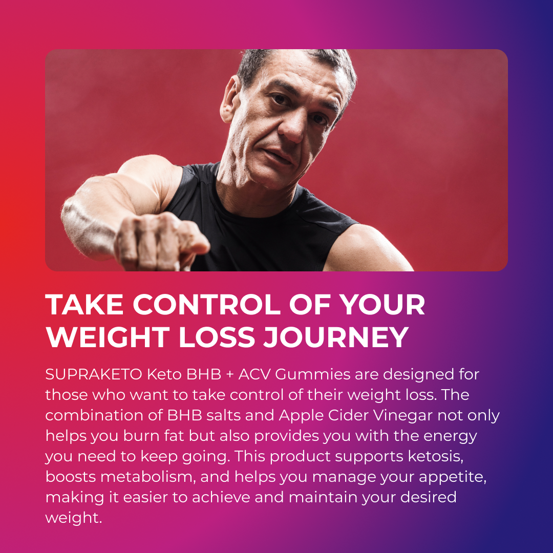 SUPRAKETO Keto BHB + ACV Gummies by RevitMe