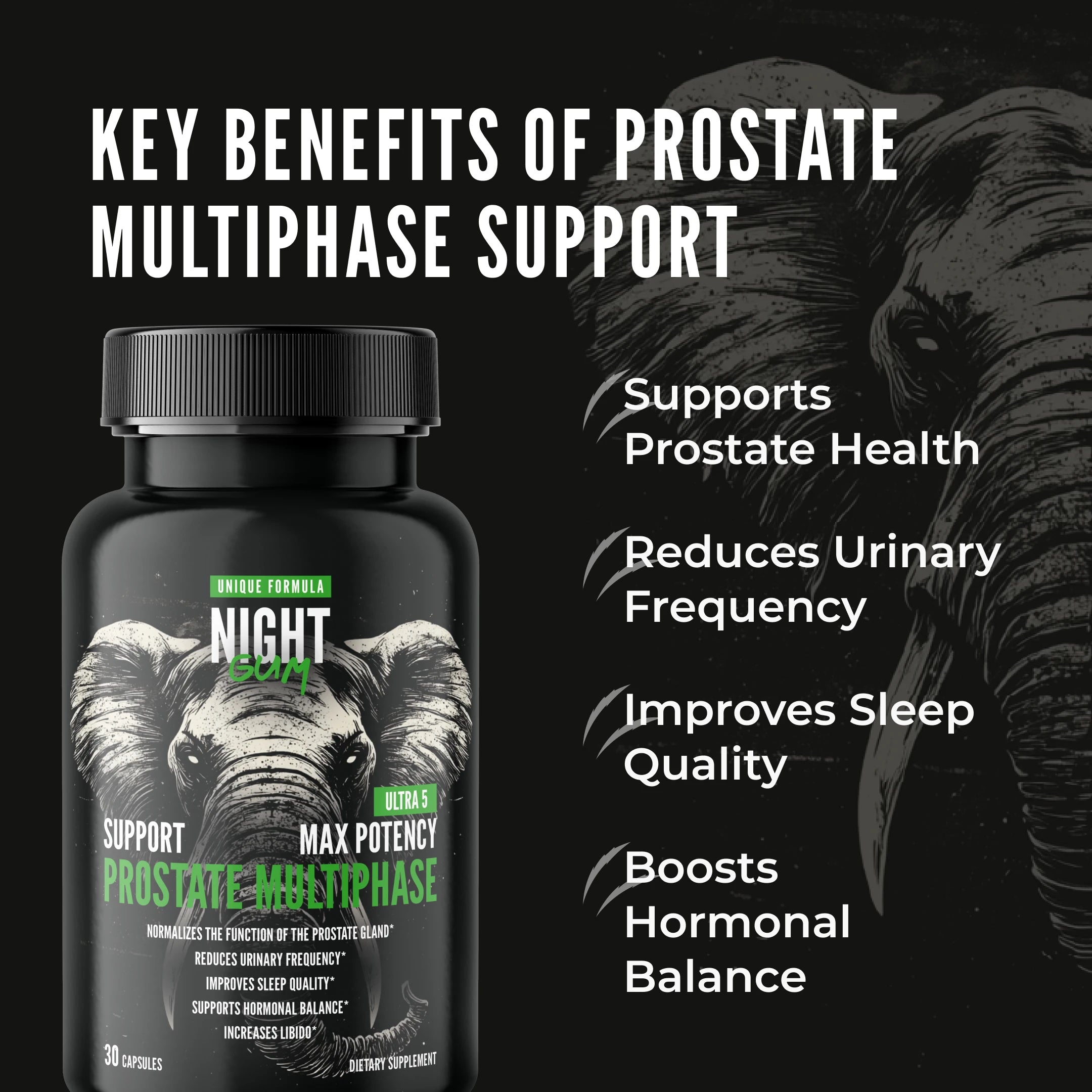 Night Gum Prostate Max Support