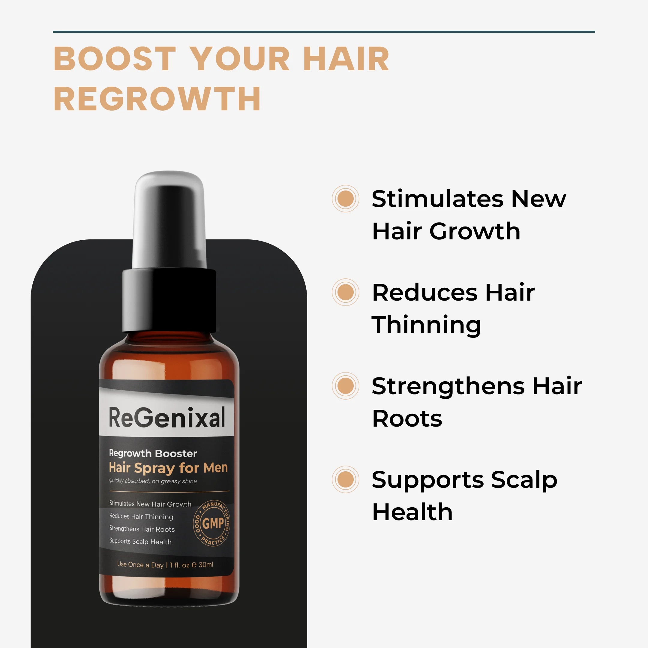 Regenixal Hair Spray Regrowth Booster