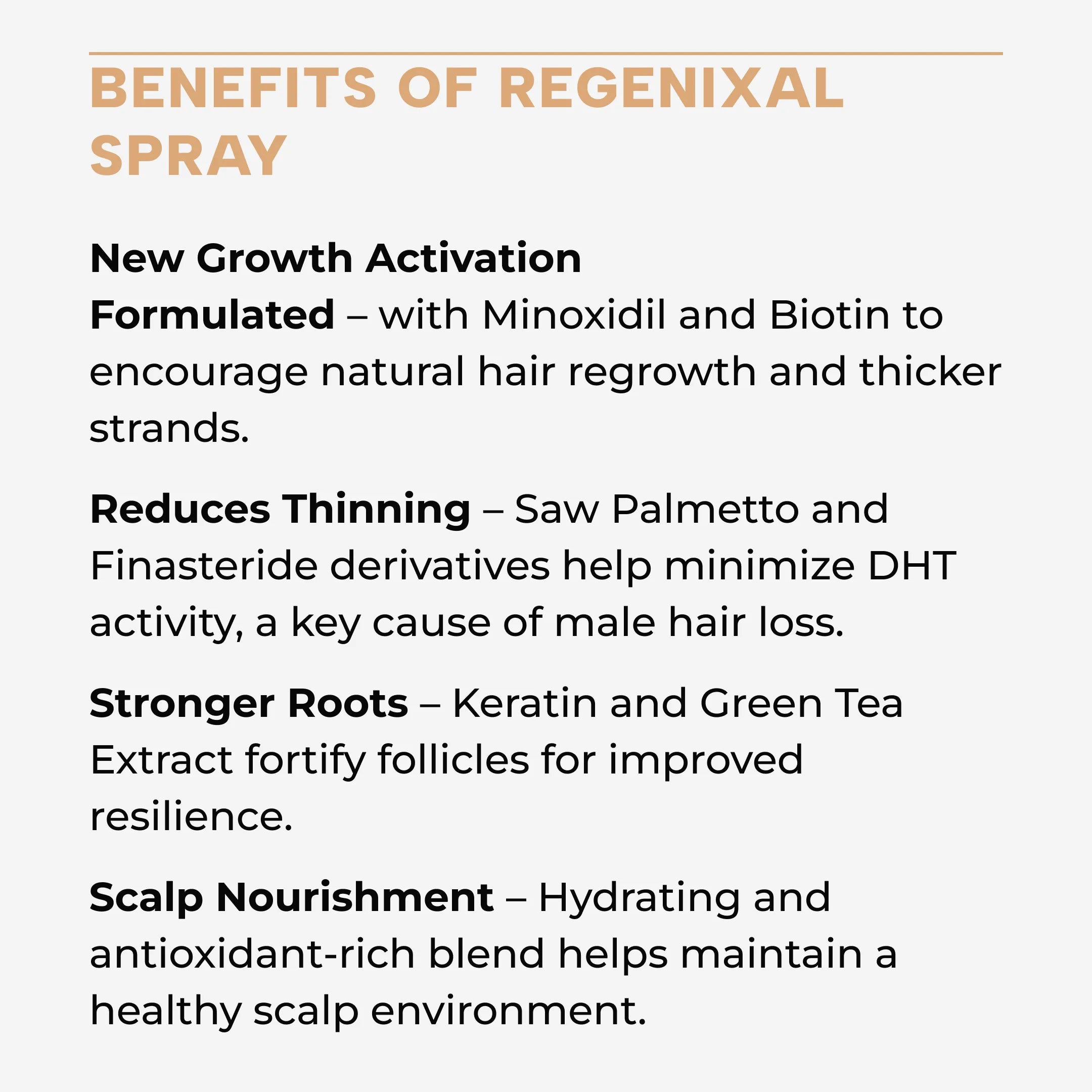 Regenixal Hair Spray Regrowth Booster