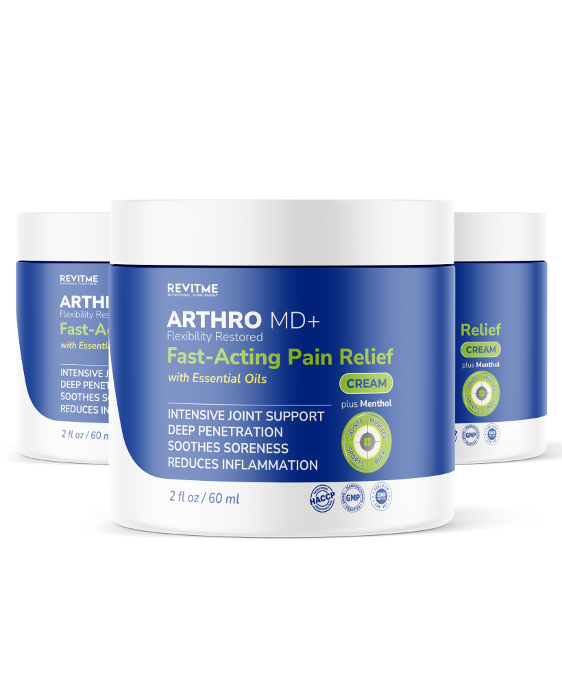 ARTHRO MD+ Fast-Acting Pain Relief Cream by RevitMe