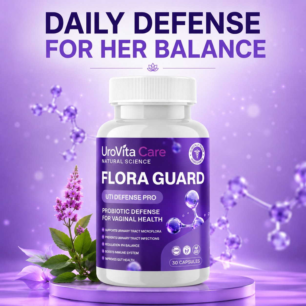UroVita Care Flora Guard UTI Defense Pro