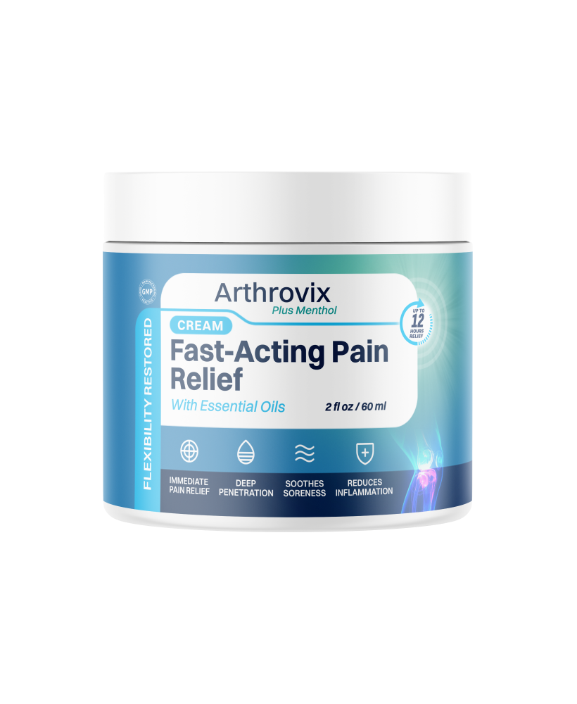 Arthrovix Plus Menthol Fast-Acting Pain Relief Cream