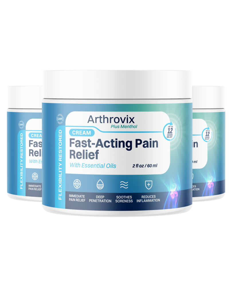 Arthrovix Plus Menthol Fast-Acting Pain Relief Cream