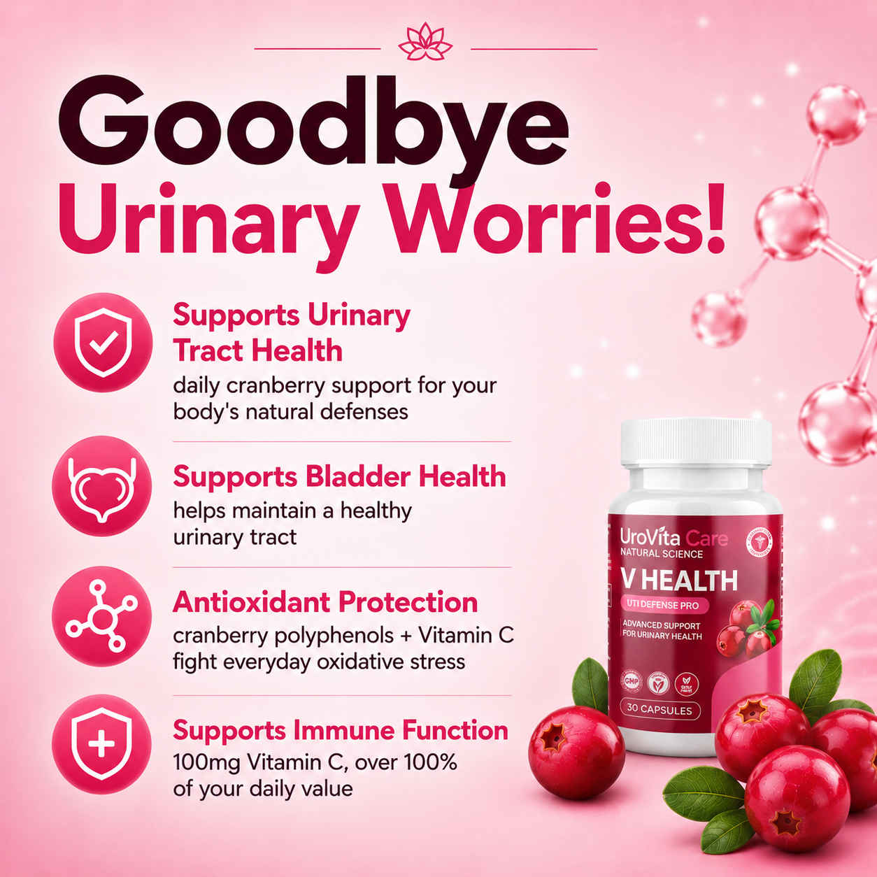 UroVita Care - V Health UTI Defense Pro