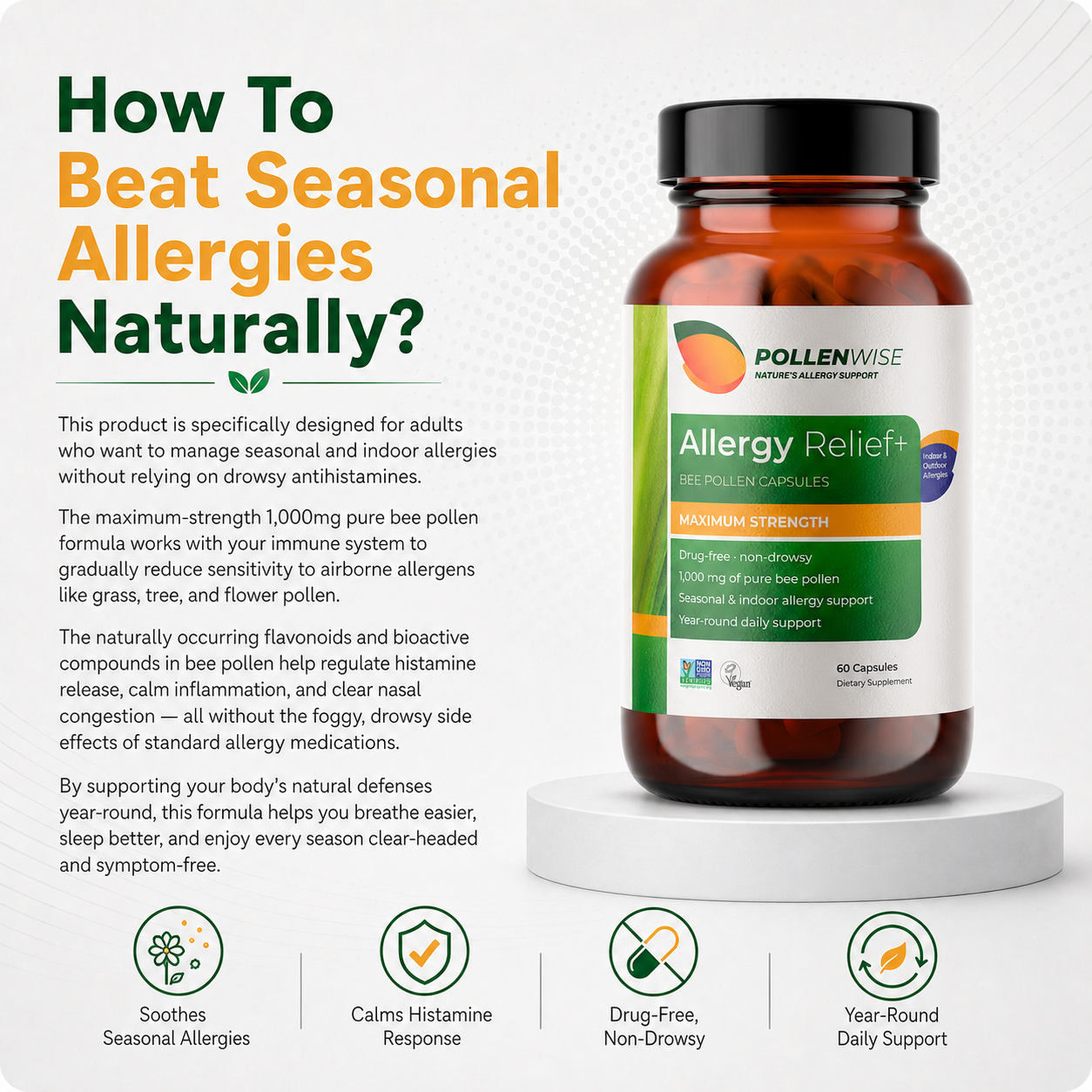 PollenWise Allergy Relief+