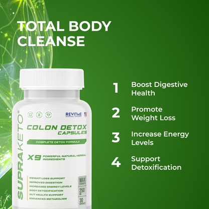 SUPRAKETO Colon Detox Capsules by RevitMe