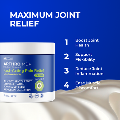 ARTHRO MD+ Fast-Acting Pain Relief Cream by RevitMe