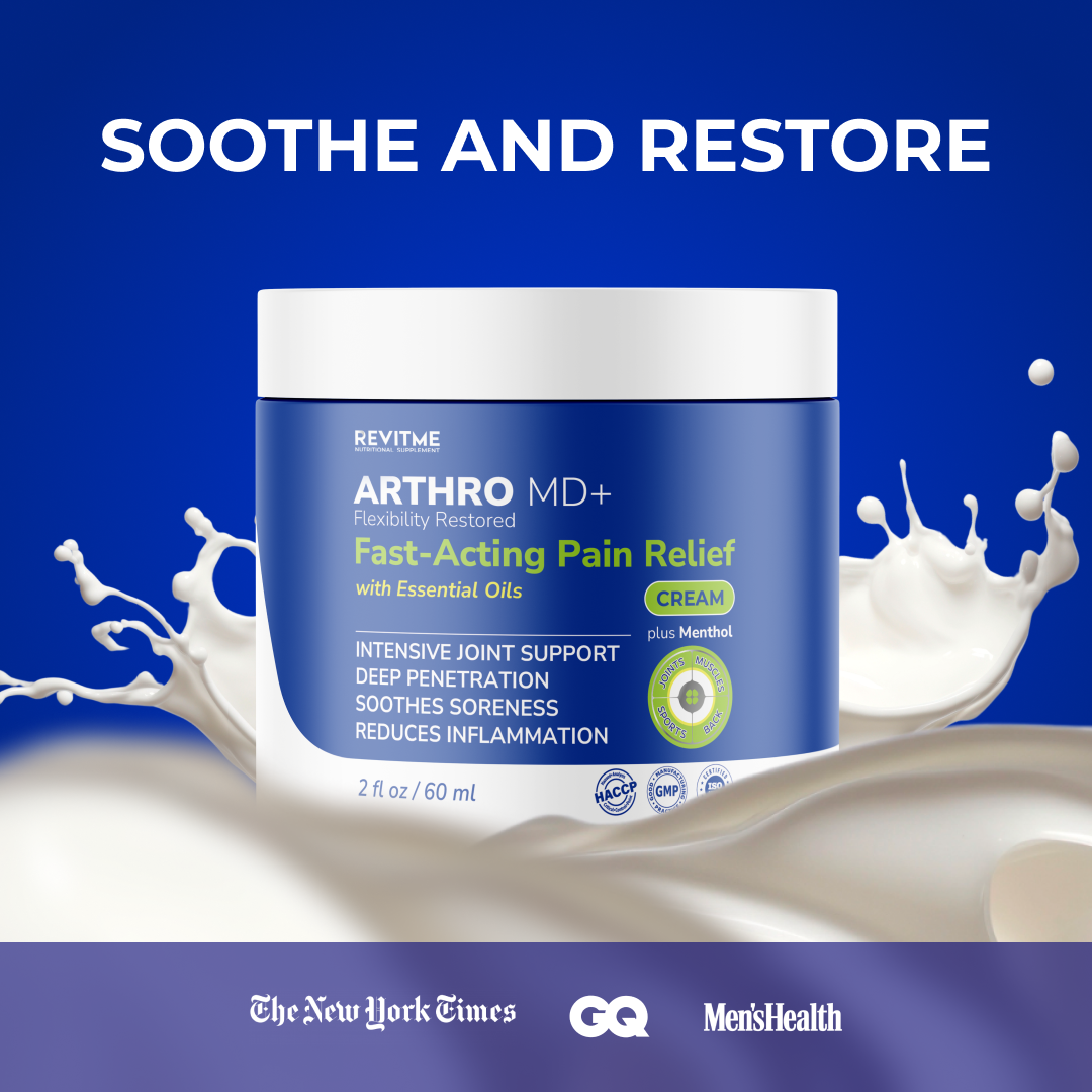 ARTHRO MD+ Fast-Acting Pain Relief Cream by RevitMe